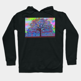 magical iridescent tree Hoodie